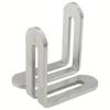 5pcs 47mmx47mmx19mm Furniture Reinforcement Right Angle Connector L Bracket Single Slot Corner Code Silvery Adjustable L Bracket