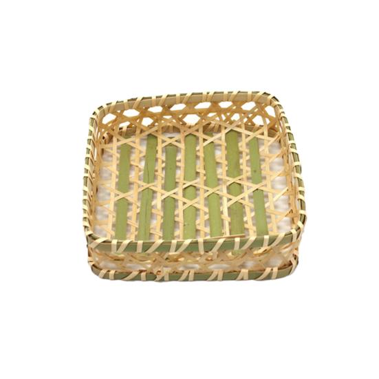 Handmade Large Capacity Bamboo Fruit Basket Beautiful Good Woven Storage Basket for Home
