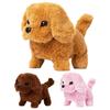 New Electric Realistic Plush Simulation Smart Dog Children Toy Can Walking And Call Electric Plush Robot Pet Dogs For Boys Girls