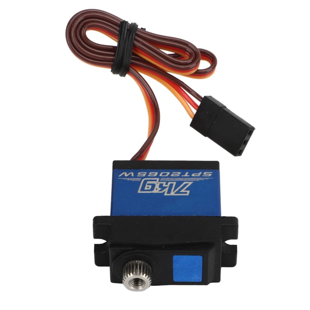Ongwan High Torque Full Metal Digital Steering Servo SPT2065 7KG Digital Servo Gear Steering Servo Lightweight RC Car Servo for SCX10 III 1/10 RC Car