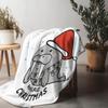TU Whimsical Walrus Blanket Christmas Throw Cozy Gift Holiday Decor Home Decor Funny Animal Design Unique Gift Idea