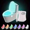 8-color Adjustable LED Motion Sensor Toilet Seat with Smart Lighting Ideal for Bathrooms Easy To Install and Battery-powered (battery Not Included)