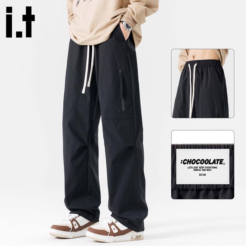 

Мужской :CHOCOOLATEit Свободные брюки-карго прямого кроя 4XL