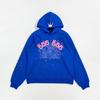Sudadera con capucha Sp5der Versión Alta Estampado de Telaraña: Ajuste Americano de Moda para Hombre