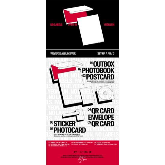 Wähle POB Weverse Album Ver TXT YEONJUN NO LABELS PART 01