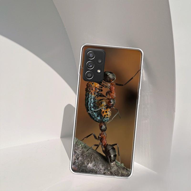 Red Fire Ants, Worker Ants Phone Case for Samsung A54 A57 A37 A17 A14 A15 A12 A24 A34 A55 A35 A25 A52S A07 A05S A04S A22 A32 A72