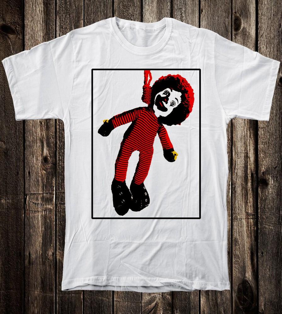 

Retro Tee T Shirt Ronald Mcdonald Mcdonalds Punk Rock Novelty L