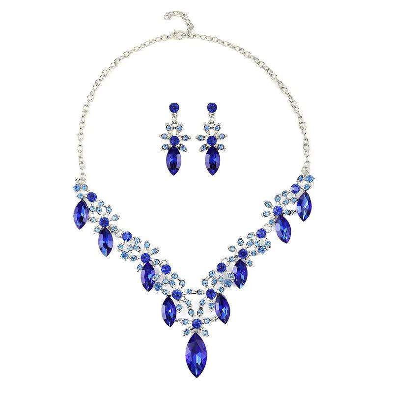 Accessories Retro Necklace Set Women's Luxury Crystal Banquet Dress Accessories