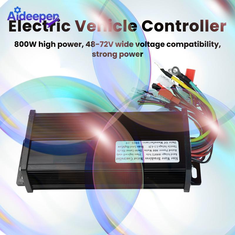 800W Electric Bike Multifunction Electronic Control Module Three-Speed Gear Shift Cruise Control Anti-Theft Alarm System