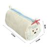 Portable Puppy Embroidery Pen Bag Large Capacity Multi-functional Stationery Pouch Pencil Case School Supplies