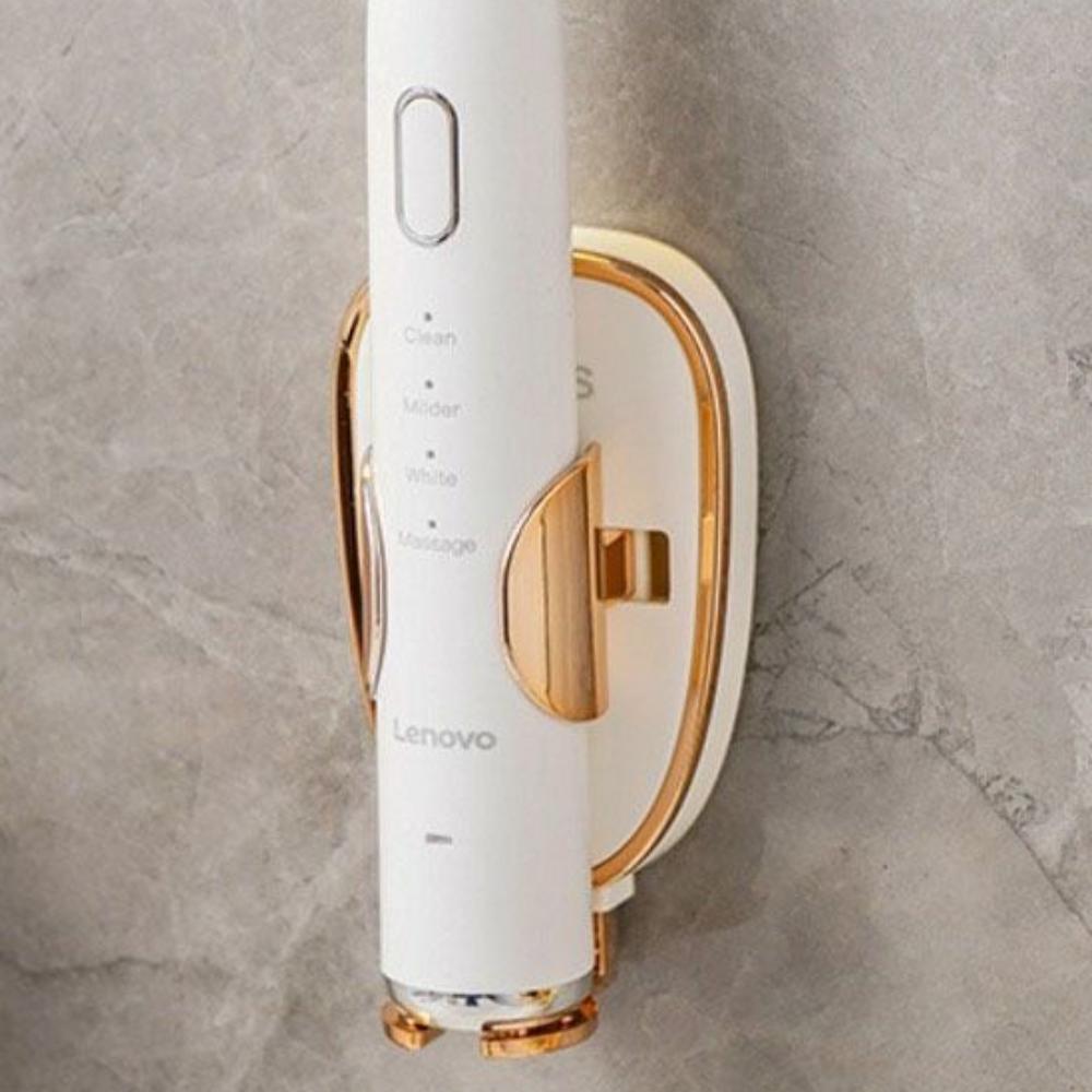 Wall-Mounted Electric Toothbrush Holder Traceless Toothbrush Stand Plastic Toothbrush Base  Adults