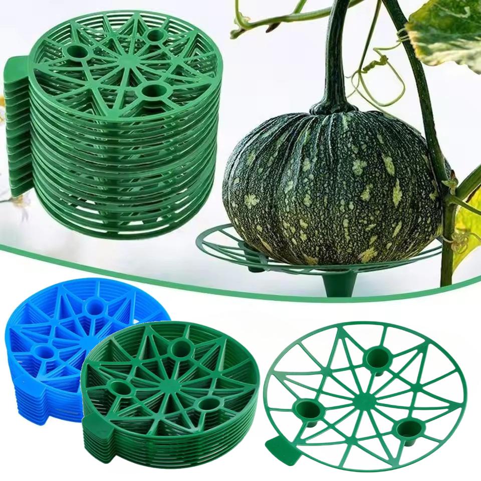 1-5Pcs Watermelon Stand Fruit Stand Support Basket Frame Vegetables Plant Tray Rack Melon Squash Pumpkin Protective Tools