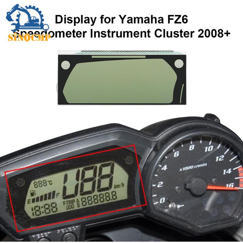 FOR Yamaha FZ6 Speedometer LCD Display Instrument Cluster 2008-2011