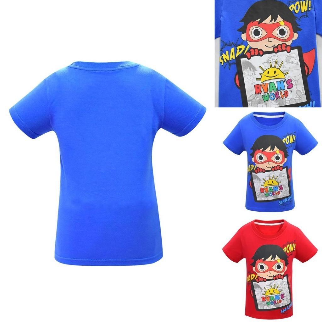 Trendiges Ryan Toys Review Cartoons Print T-Shirt Weiche Baumwollmischung Kurzarmtops