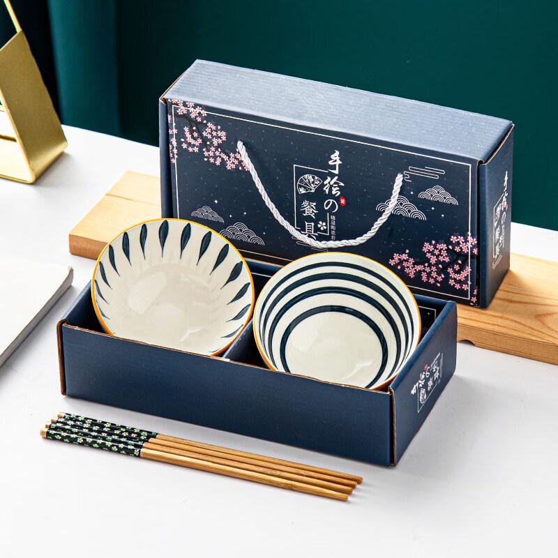 

Ceramic Bowl and Chopstick Gift Set