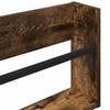 Magazine Shelf Smoked Oak 60 x 12 x 30 cm Wood Based Material
