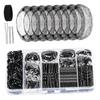 260 Pieces Dance Hair Accessories Kit Includes U Shaped Pins Bobby Pins Styling Tool for Ballet Bun and Competitions