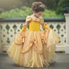 Dívčí šaty Belle Princess Cosplay - Formální halloweenský a vánoční outfit