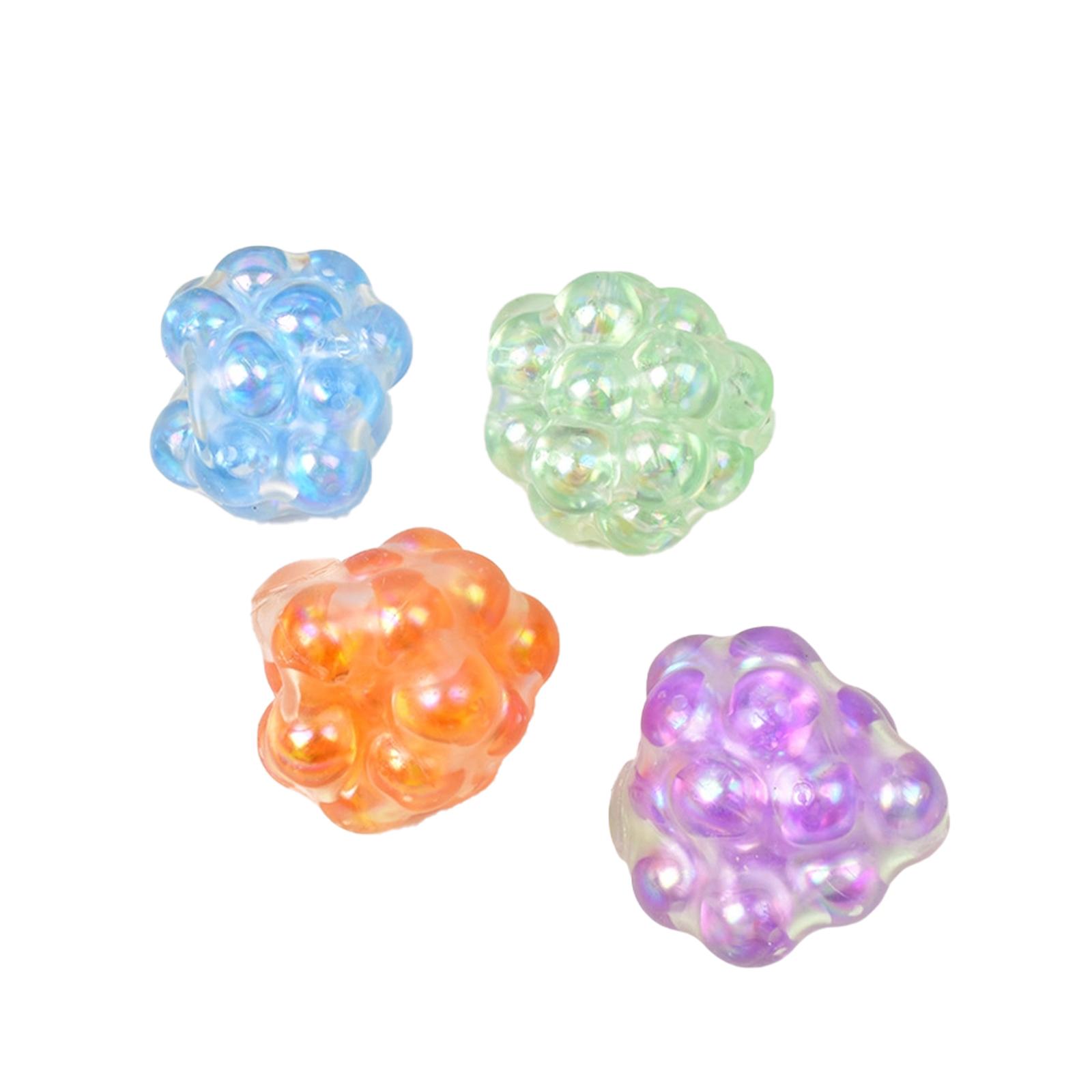 

Stress Relief Toy: Simulated Pearl Popping Ball With Colorful Beads (random Color)