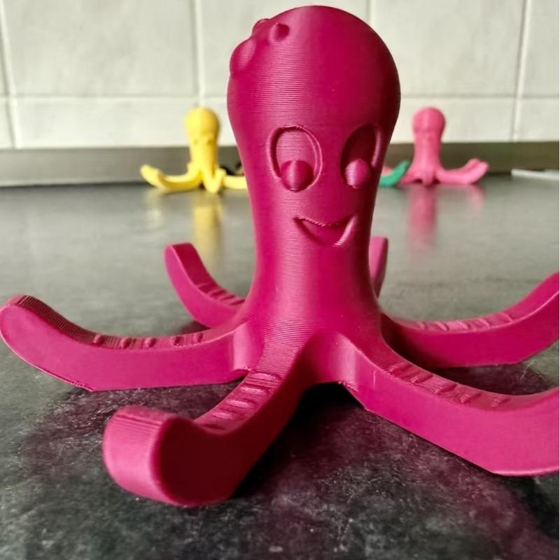 1Pcs 3D Printed Octopus-Shaped Standalone Water Bottle Drying Rack Enhanced Drying Efficiency For Various Cup