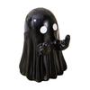 Ghost Phone Holder Cute Small Middle Finger Ghost Figurine Phone Stand Halloween Tabletop Pen Holder for Home Office Desktop Decoration