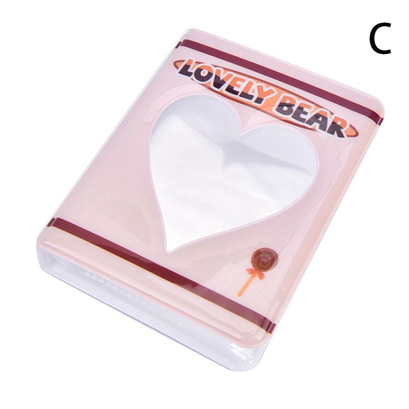 Cartoon Star Chasing Album Card Collection Book Round Hollow Photo Mini Album