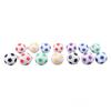 14pcs PVC Soccer Keychains Key Ring Football Keychains Waterproof Football Keyrings Sport Ball Key