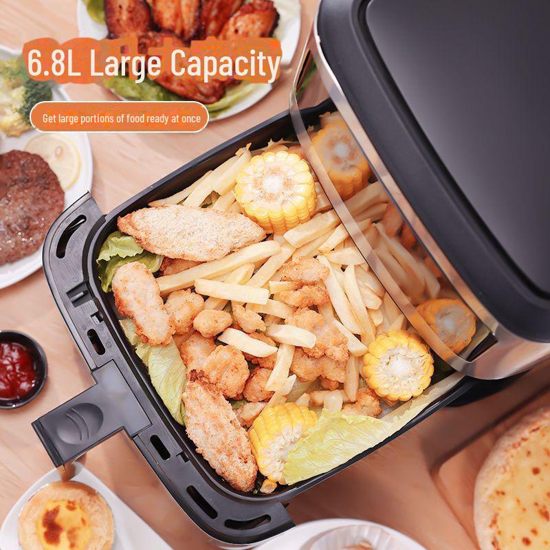 Smart Stainless Steel Large Capacity Multifunctional Air Fryer
