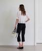 THEELO Slim Fit Nylon Capri Pants (Black)