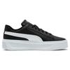 Puma  Smash Platform v3 Black White Gold Women Sneakers 390758-02