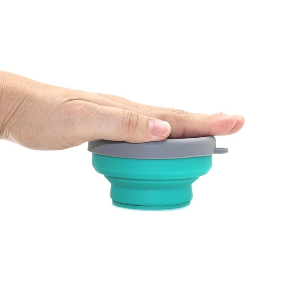 Food Grade Silicone Foldable Cup Telescopic Travel Mug Silicone Cup Collapsible Water Cups  Travel