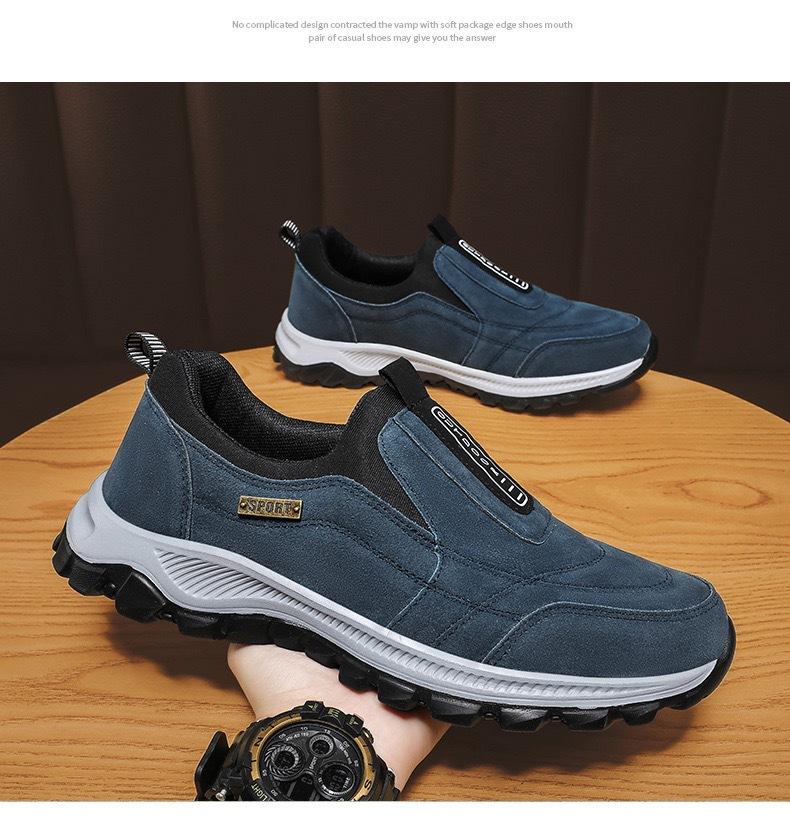 New Shoes for Men Casual Shoes Simple Flat Skateboard Shoes Street Big Size Slip-on Loafers