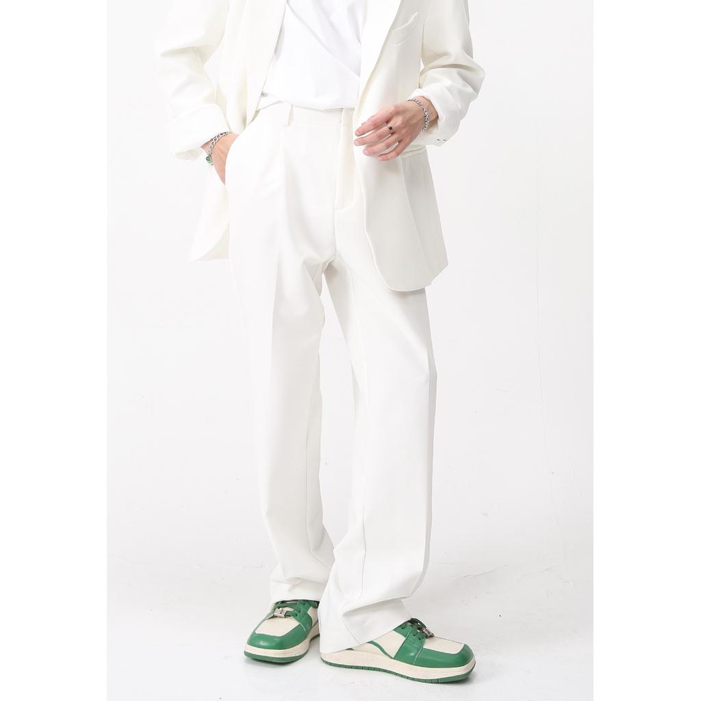 Men's Spring New Product Basic Loose Straight Mid Waist Drop Casual Pants