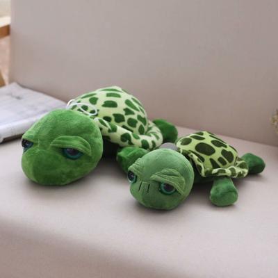 Turtle Plush Toy Doll Cute Big-eyed Turtle Doll Throw Pillow Claw Machine Doll for Children's Birthday Gift Girl
