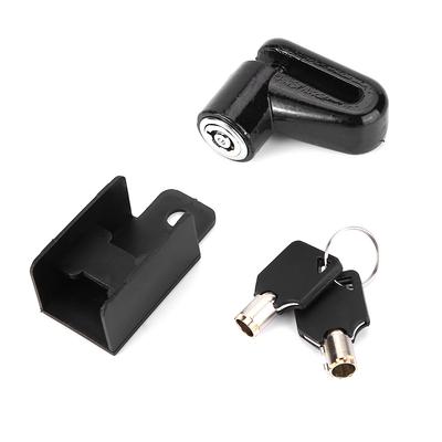 3 Colors Metal Bike Lock Disc Brakes Anti Theft Bicycle Locks With Plastic Frame & Keys