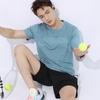 Summer running short-sleeved men's quick-drying breathable professional marathon half-sleeved t-shirt sports fitness training stretch top