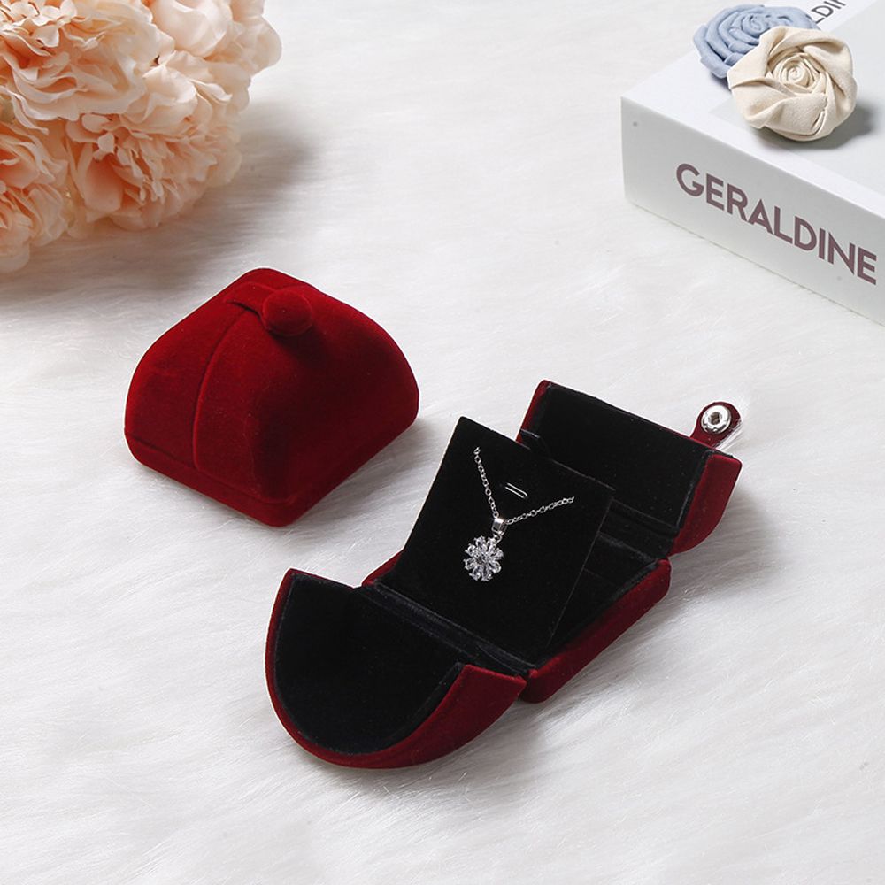Rings Earrings Storage Box Bracelet Holder Case Double Open Jewelry Box Velvet Jewelry Box Gift Box