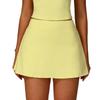 Fashion Waist-Turning Sports Short Skirt Fashion Tape Nude Feel Summer Short Skirt with Pockets for Women