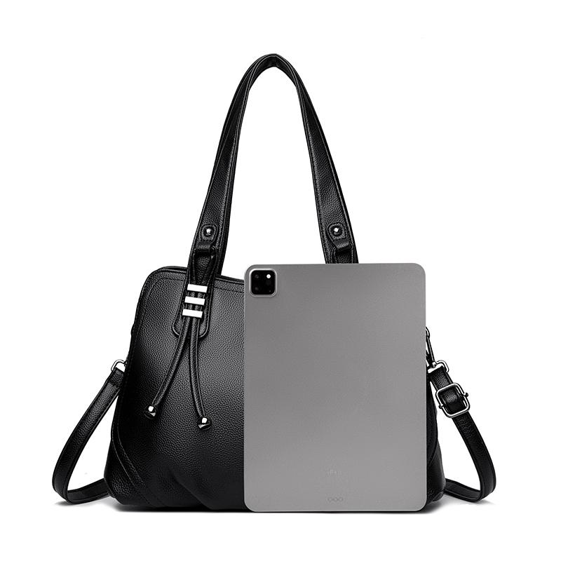 Hochwertige minimalistische Tragetasche für Damen, modische Schultertasche, einfarbige Umhängetasche, geeignet für den täglichen Gebrauch, zum Einkaufen, für den Weg zur Arbeit