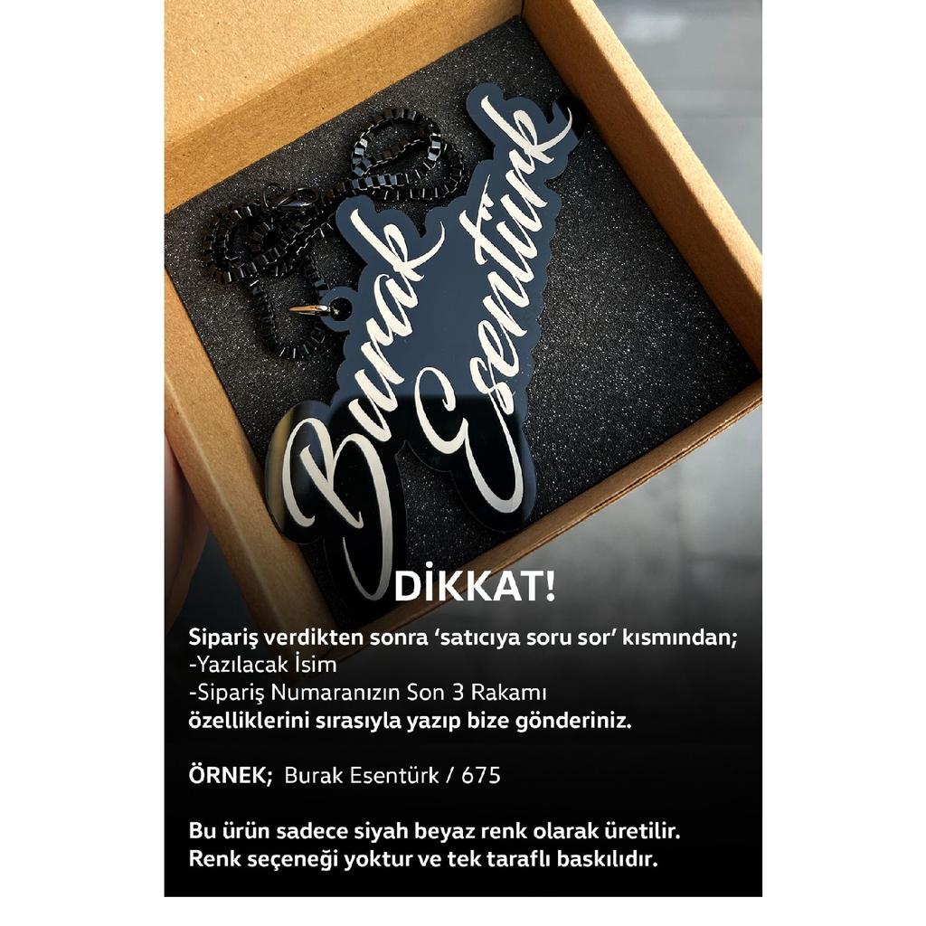 Hand Written Personalized Plexiglass Mirror Ornament