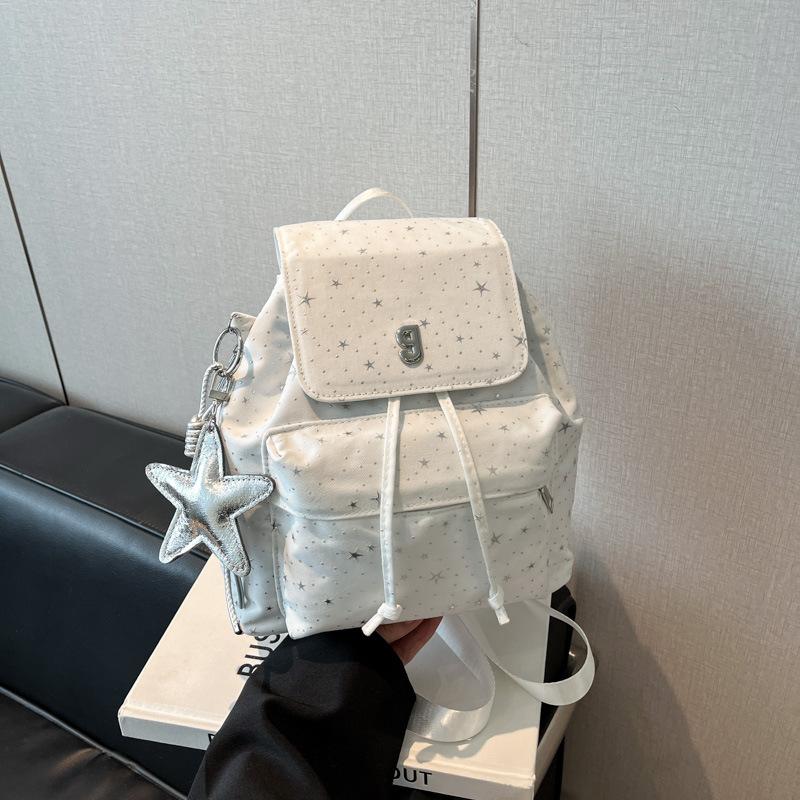 Internet-Berühmtheiten mit dem gleichen Zigeunerstern-Punkte-Rucksack Koreanischer Pendlerrucksack mit großem Fassungsvermögen Studentenreise Mädchengefühl Schultasche