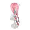 Pink Braided Cosplay Wig - 28" Heat-Resistant Synthetic Hair with Long Twisted Pigtails for Anime Conventions & Daily Wear