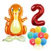Standing Pokémon Pikachu Squirtle Child Elf Birthday Aluminum Film Printing Latex Balloon Gift