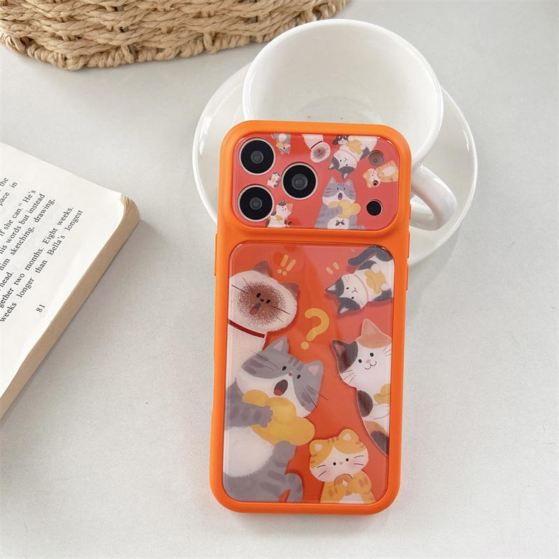 Cartoon Yuanbao Cat & Dog iPhone 17/16 Pro Max/15/14 Case