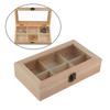AEE2-Display Cabinet Wooden Tea Coffee Rack Storage Box Storage Box