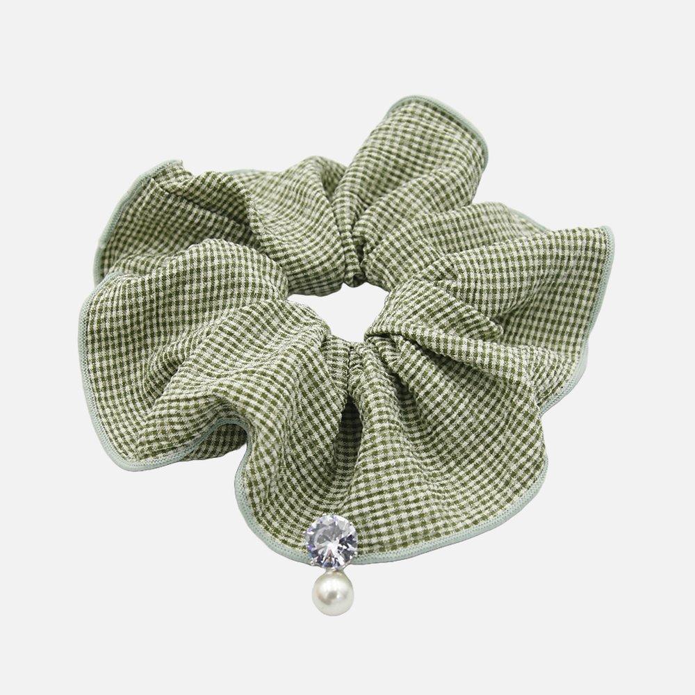 Jlauren Kitsch Color Check Scrunchie H01421