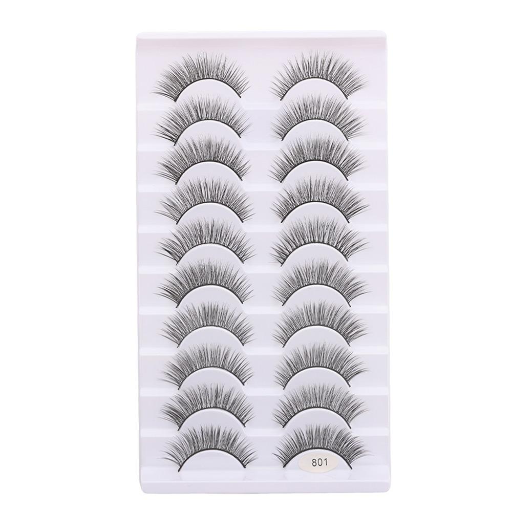 Full Strip False Eyelashes Handmade Fake Eyelash 3D Faux Mink Lash Eye Lash Extension