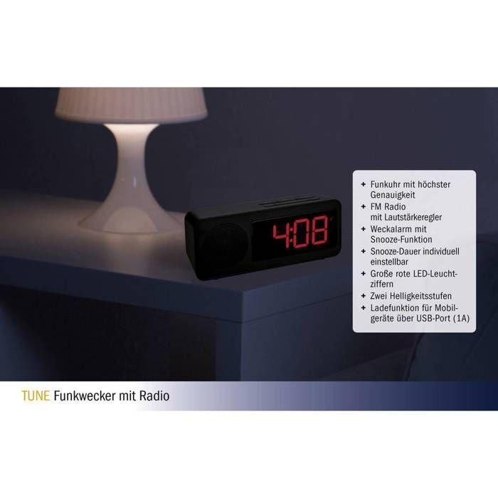 Tfa - 60.2546.01 - horloge radio - montre numerique