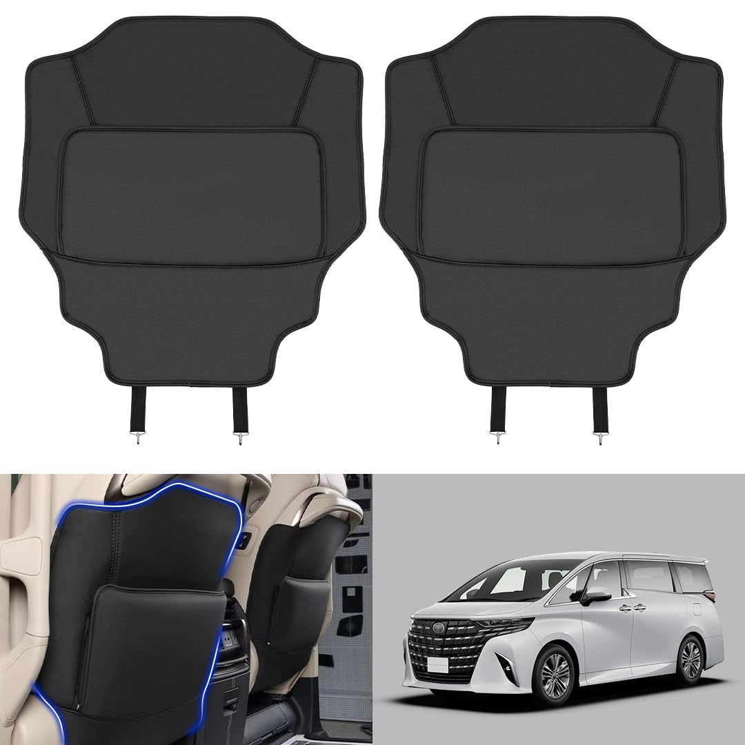 

Alphard Vellfire 40 Series Backkick Mat, Stain Protection Sheet, King Card Cover, Light Car, Interior Accessories, Black, Beige, Easy Installation чёрный