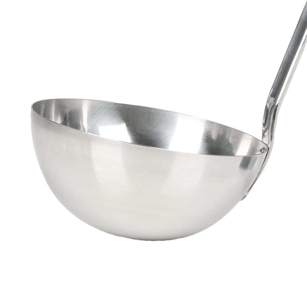 Pearl Metal [Commercial Use] Soup Ladle 360cc, 18-8 Stainless Steel, Made in Japan, Silver, R-10222